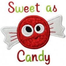 Silly Sweet Christmas Candy Applique